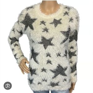 Grace Elements Star Fuzzy Sweater